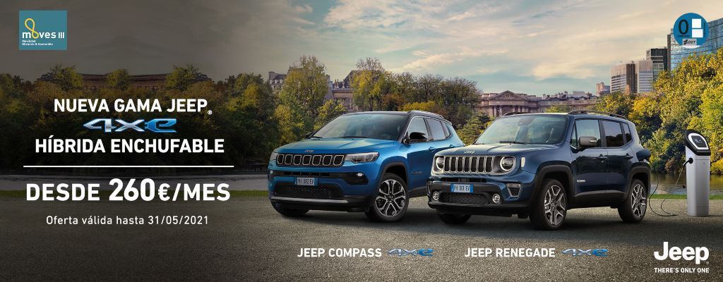 Gama de coches Jeep híbridos en Más Automóviles Gama de coches Jeep híbridos en Más Automóviles