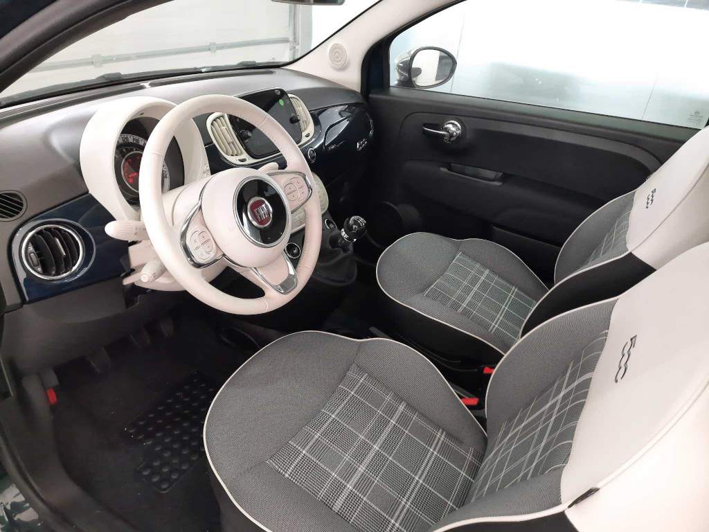 Fiat 500 de ocasión 1.2 69 cv acabado lounge gasolina interior
