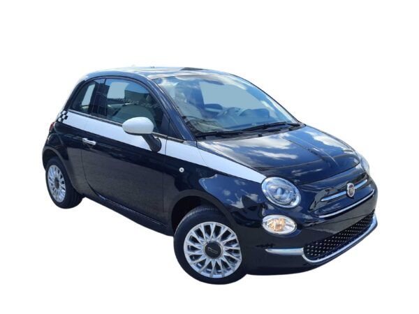 Fiat 500 1.2 69cv lounge gasolina en color negro de km0