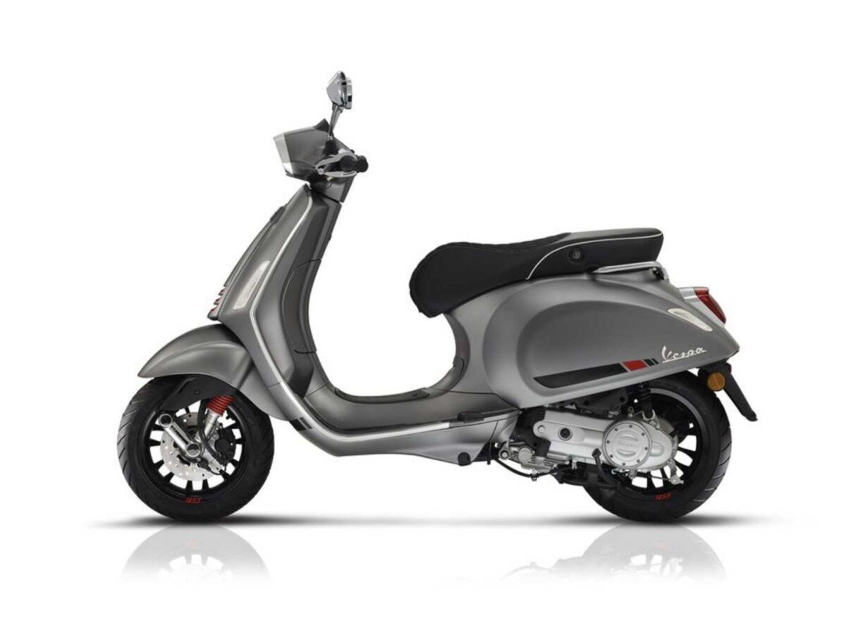 Moto Vespa Sprint 125 S E4 en color gris nueva