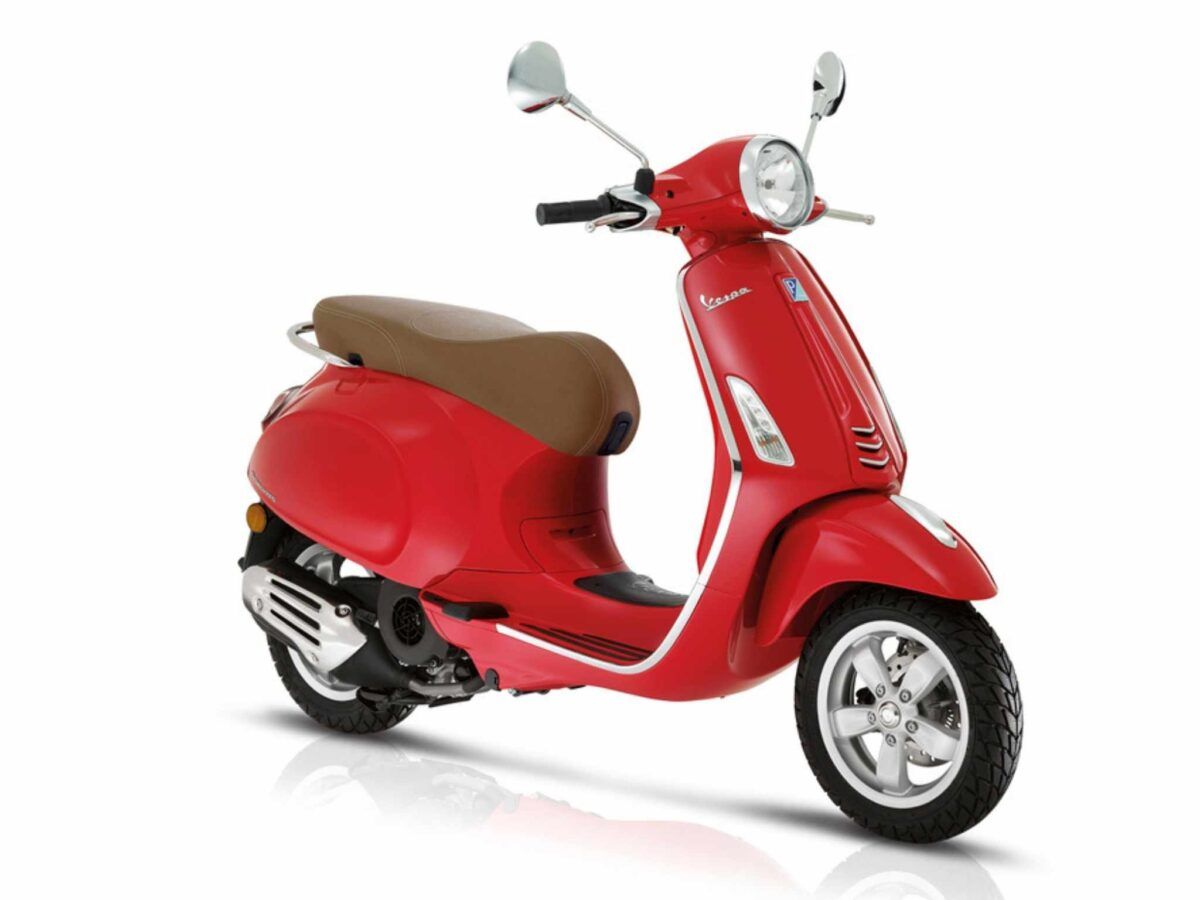 Vespa Primavera 50 euro 4 en rojo