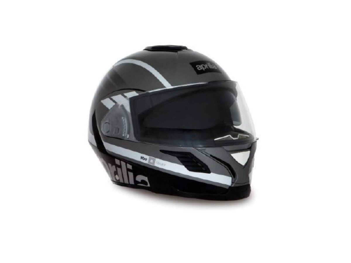 Casco modular Aprilia color gris 606120M03M mas little italy