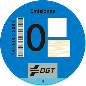 etiqueta cero emisiones DGT