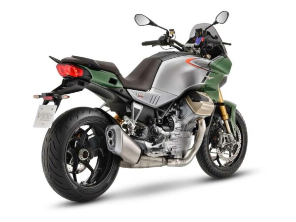 Moto Guzzi V100 Mandello S verde en Mas Little Italy Madrid