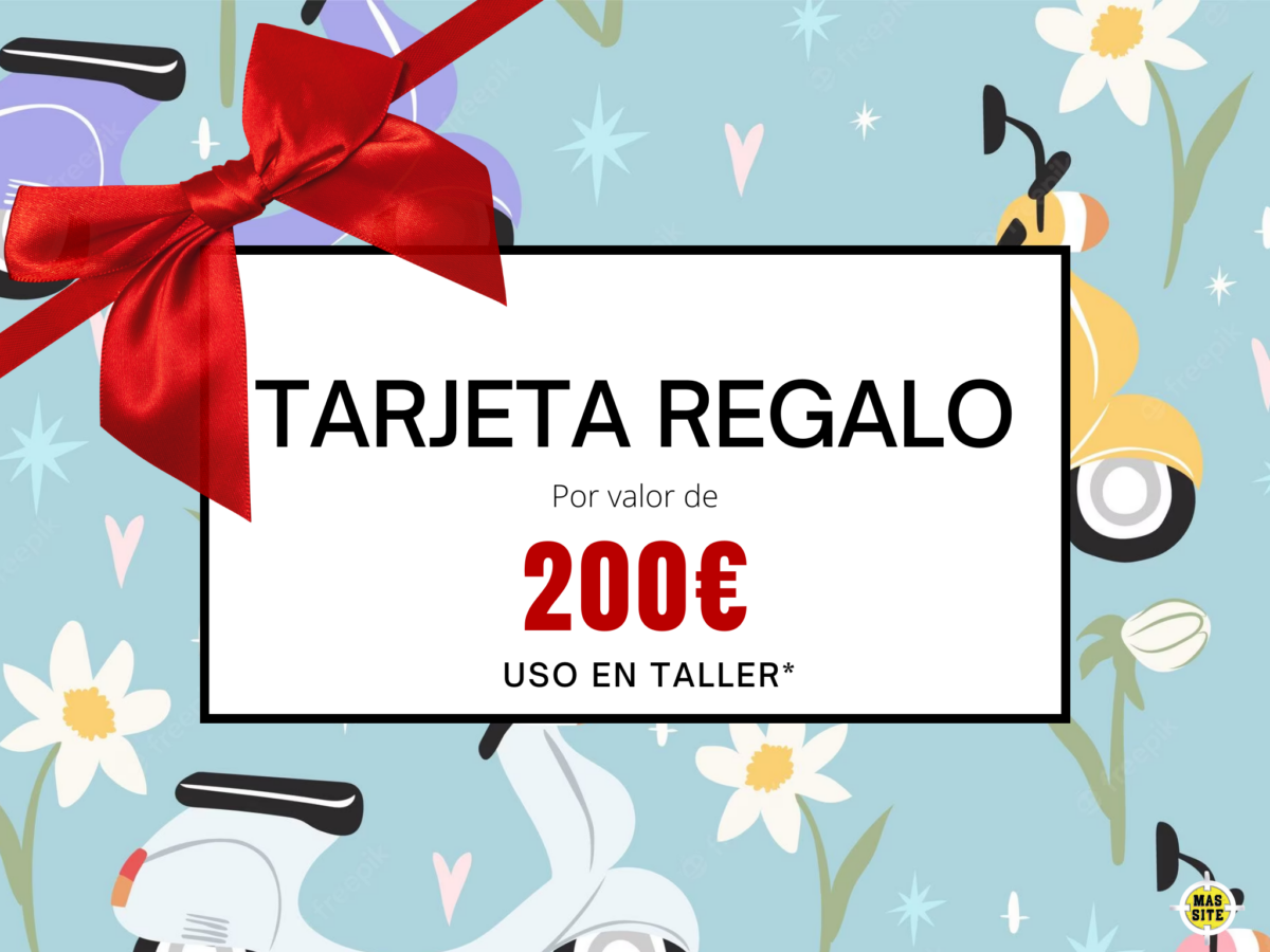 TARJETA REGALO TALLER MAS LITTLE ITALY 200€
